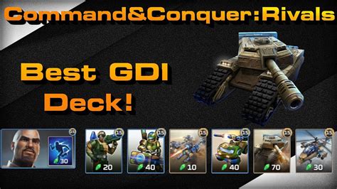 Command and Conquer: Rivals: Top 50 Nod & GDI Decks, June .
